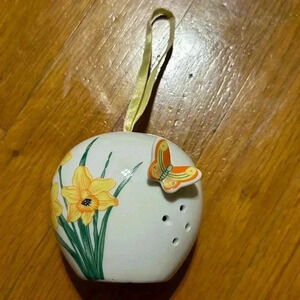 VTG Royal Worcester HUTSCHENREUTHER porcelain trinket ornament spring butterfly